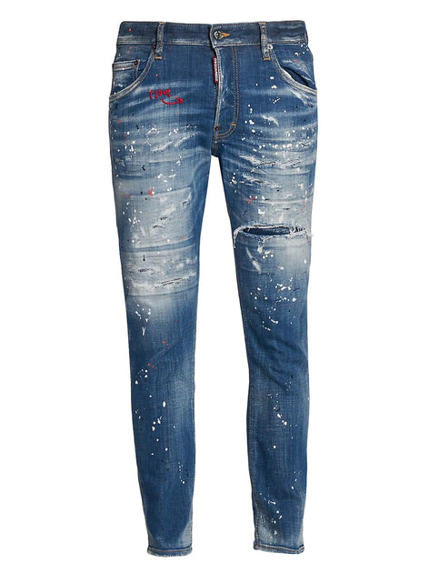 Dsquared2 Jeans - Skater Distressed - Blue - S71LB0952 – Dabbous