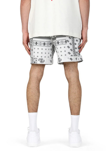 【AAKE】DOUBLE ♡ BERMUDA PT Purple-Brand Swim Shorts - Ecru Paisley - P504 – Dabbous