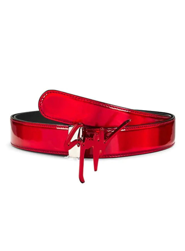Giuseppe Zanotti Belt - Metropolis Turchese Leather - Red - EAU2008001