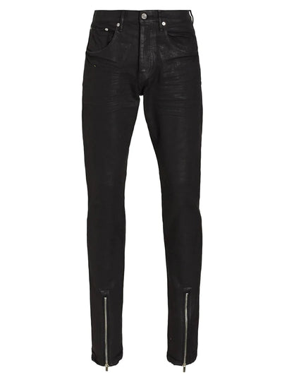 Purple Brand Jeans - Front Zippers - Black - P001