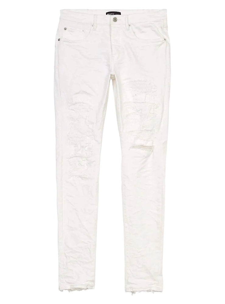 Purple Brand Jeans - Distressed - White - P001