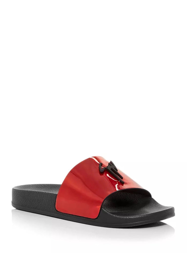 Giuseppe Zanotti Slides- New Burel Metropolis - Black and Red - RM90068