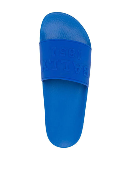 Bally Slides - Electrico Rubber - Blue - 6231513