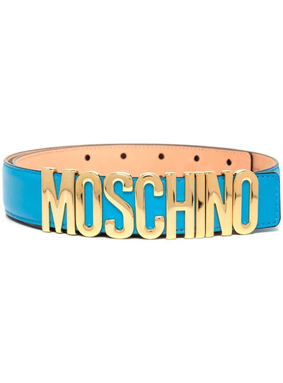 Moschino Belt - Logo Lettering - Light Blue - A80128001 0317