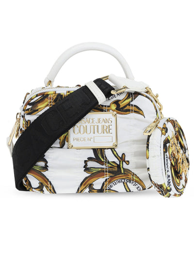 Versace Shoulder Bag - Baroque Nylon - White -72VA4BX2