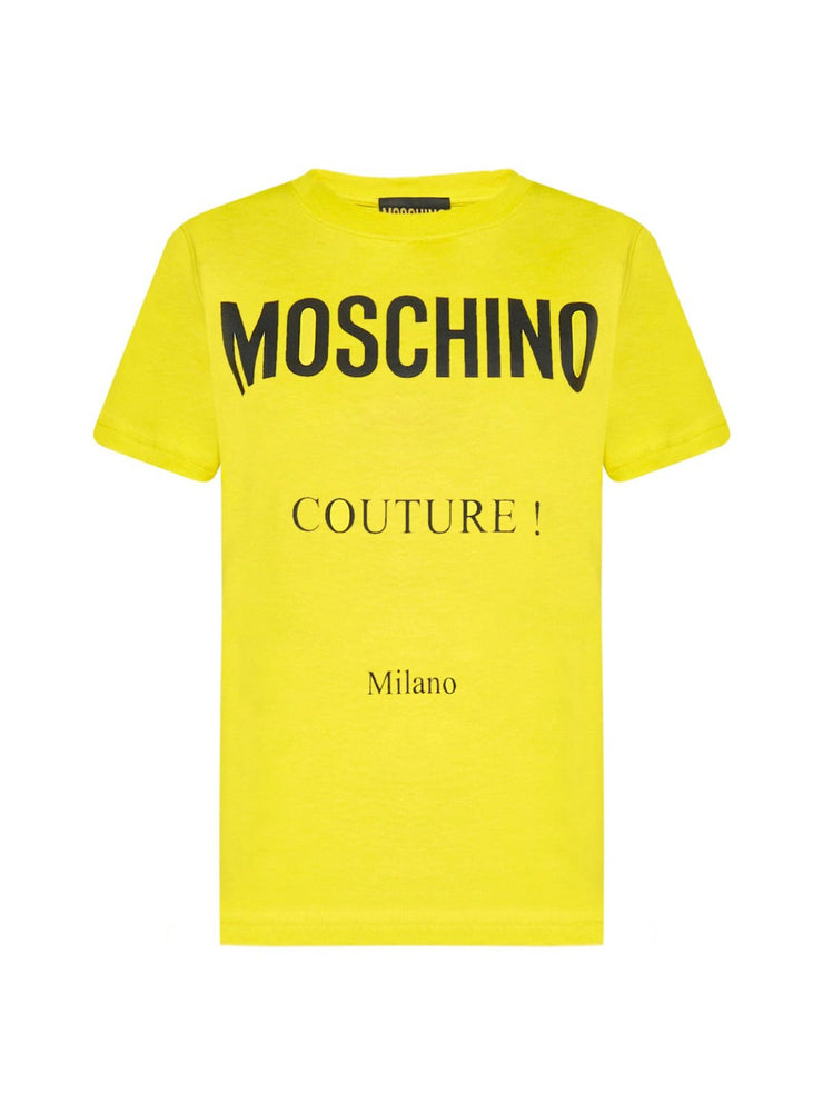 Moschino T-Shirt - Logo-Print - Yellow - AF006249