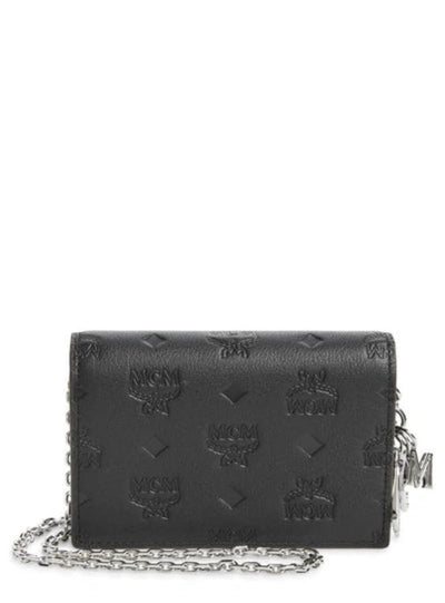 MCM Wallet - Mini Kiara Monogram - Black Silver - MYLAAKM02
