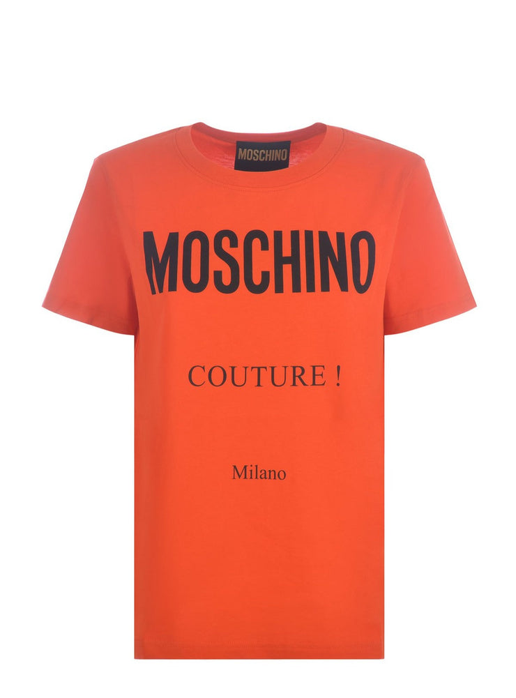 Moschino T-Shirt - Logo-Print - Orange - AF006249