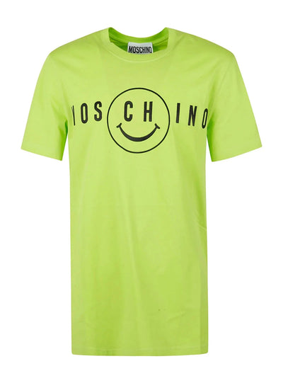 Moschino T-Shirt - Logo-Print - Neon Green - AF004384