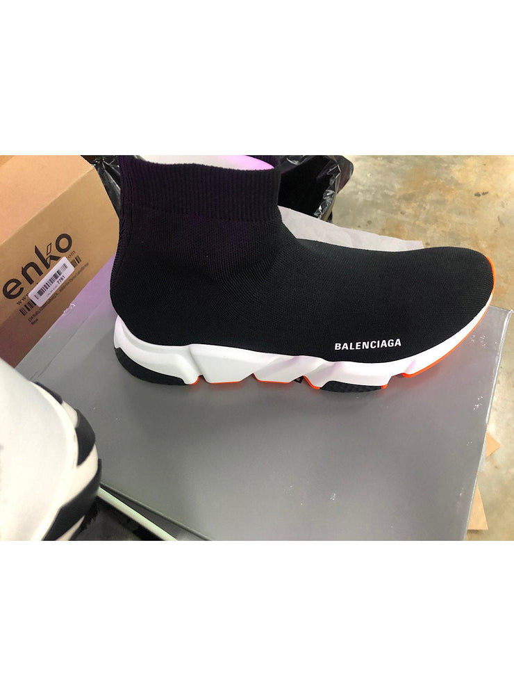 Balenciaga Shoes - Speed - Black/Orange - 645056