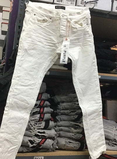 Purple Brand Jeans - Washed Inside Out - White - P001
