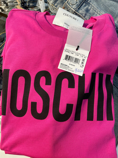 Moschino T-Shirt - Standard Logo - Pink - AF004182