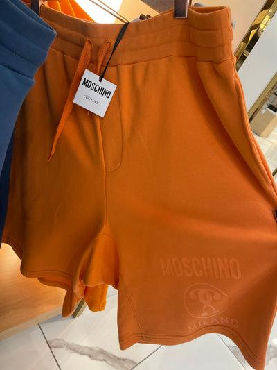 Moschino Shorts - Milano Logo - Bright Orange - AF010702