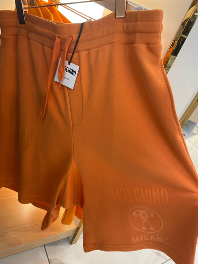 Moschino Shorts - Milano Logo - Pale Orange - AF010702