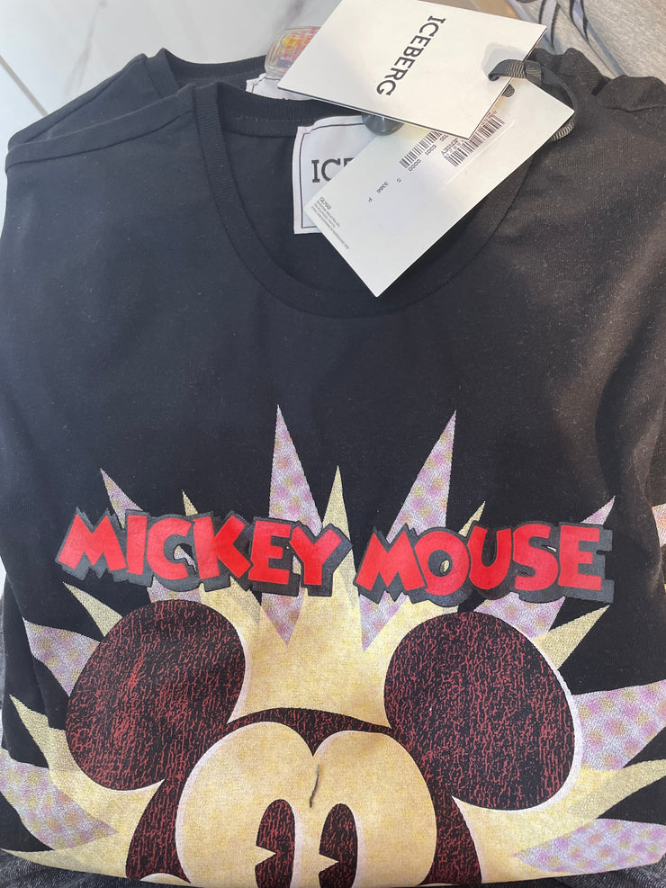 Iceberg T-Shirt - Mickey Comic - Black - F016 6301 9000