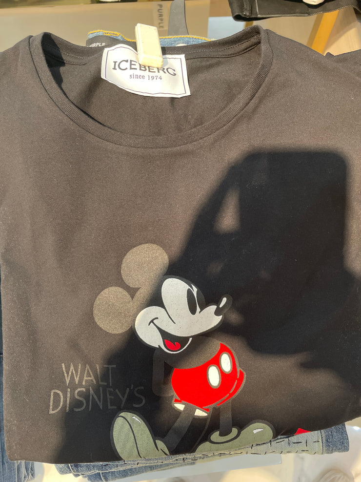 Iceberg T-Shirt - Classic Mickey - Black - F011 6309 9000