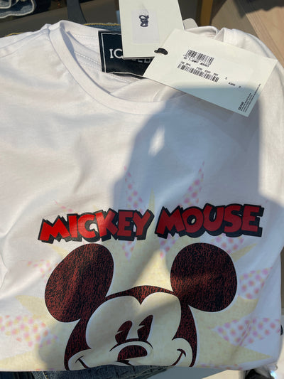 Iceberg T-Shirt - Mickey Comic - White - F016 6301 1101