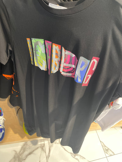 Iceberg T-Shirt - Reflective Tape Logo - Black - F02A 6304 9000