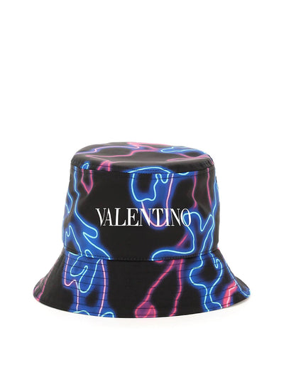 Valentino - Neon Camo Bucket Hat - 0AC - XY2HGA11GTH