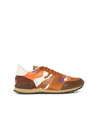 Valentino - Rock Runner Shoes - Brown And Orange - G31 - XY2S0723