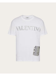 Valentino - Logo Embroidery T-Shirt  - 0BO - XV3MG10V84N