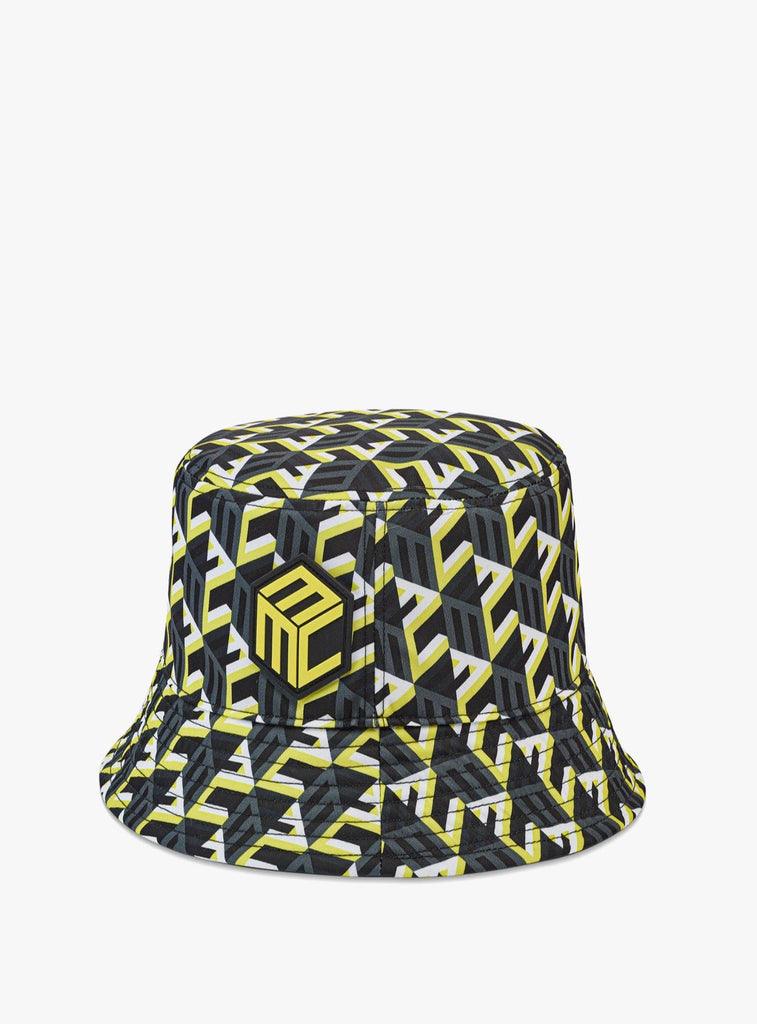 Mcm Cubic Logo Jacquard Cap Black/White One Size