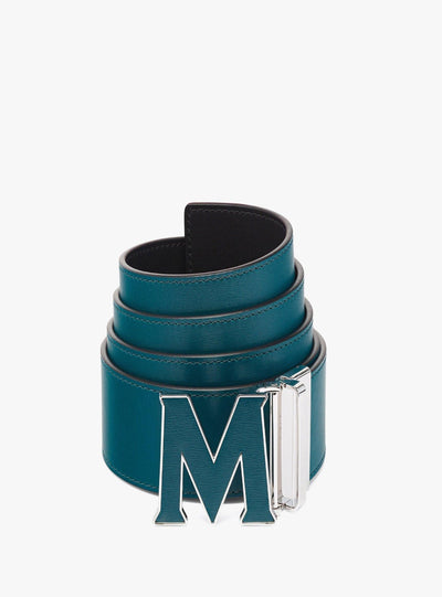 MCM Belt - Claus Leather Inlay - Green - MXBCSVI05JY001
