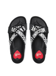Moschino Slides - Women's Slippers - Black - JA28143G1EIX000A