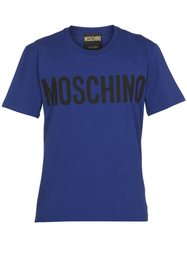 Moschino T-Shirt - Printed Logo - Dark Blue - AF006250