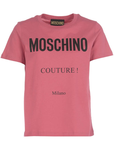 Moschino T-Shirt - Logo-Print - Pink - AF006249