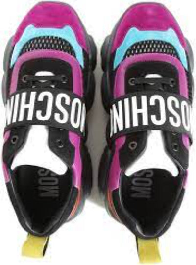 Moschino Shoes - Teddy Sneakers - Multi Color -  MB15113G1CGJ700B