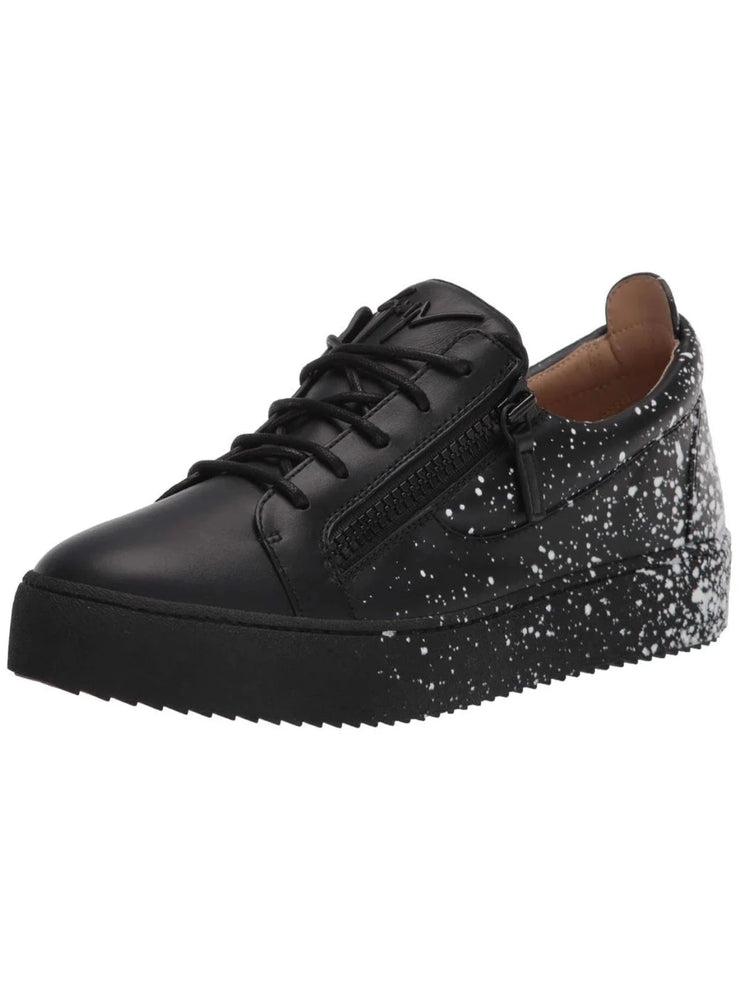 Giuseppe Zanotti Shoes - May Lond White Splatter - Black - RU00024