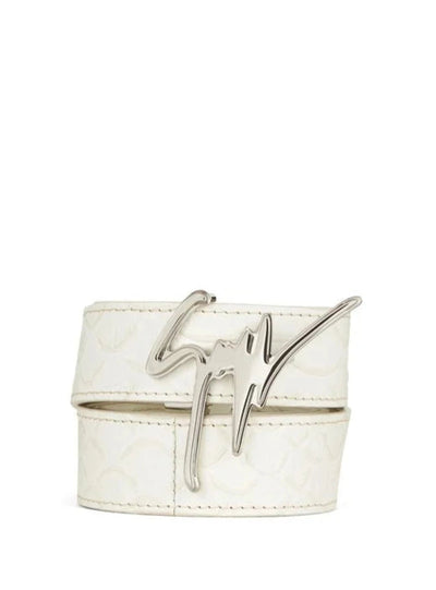 Giuseppe Zanotti Belt - Insomnia Signature - White Koi Print - EAU8027180