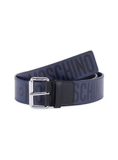 Moschino Belt - Repeat Logo - Fantasy Blue - A80228010 1289