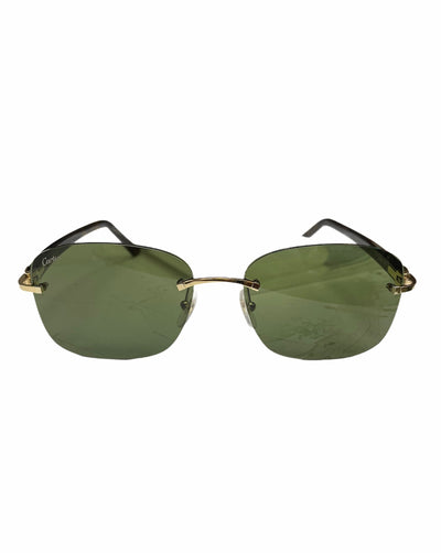 Cartier Glasses - Gold/Havana/Green - CT0227S-002