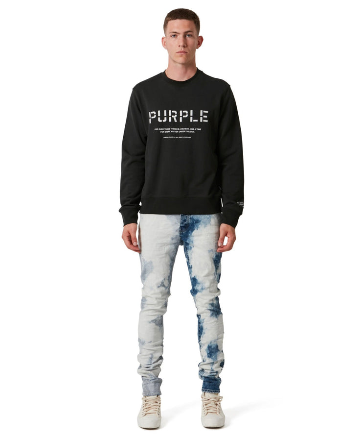 Purple-Brand Jeans - Two-Tone Bleach - MidIndigo - P001-TBMI222