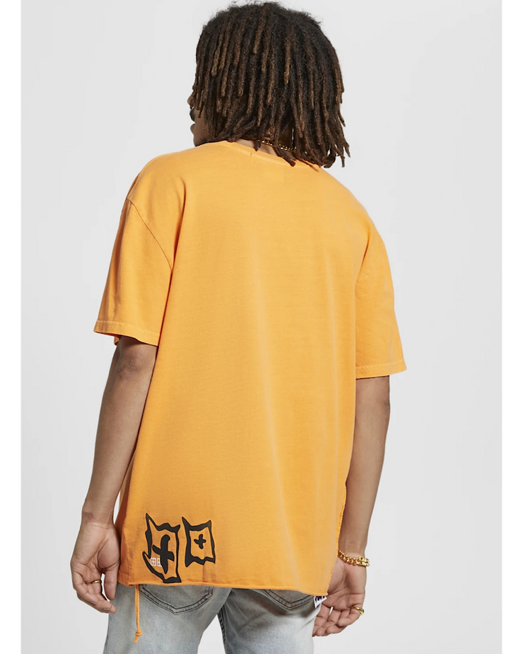 Ksubi T-Shirt - Il Y Biggie - Orange - 5000007009