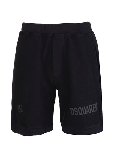Dsquared2 Shorts - Logo Sweat Shorts - Black - S74MU0668