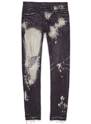 Purple-Brand Jeans - Big Bleach Blowout - Black - P002-BLBB222