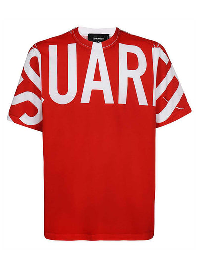 Dsquared2 T-Shirt - Big Logo - Red - S74GD0877