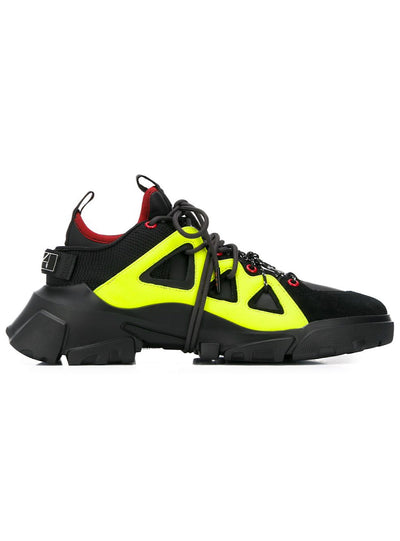 Alexander McQueen Shoes - Orbyt - Black And Neon