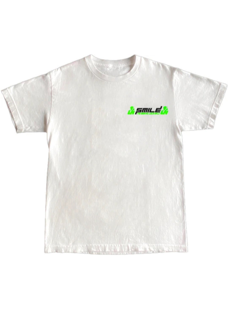 VLONE T-Shirt - Smile The Weeknd/Juice Wrld - White