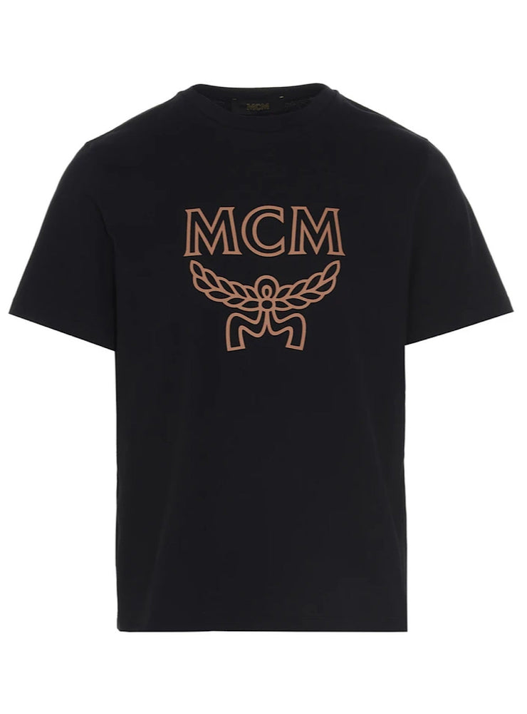 MCM T-Shirt - Classic Logo - Black - MHT BSMM09 B22XL