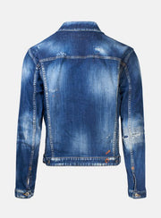 Dsquared2 Jacket - Paint - Medium Blue - S74AM1027