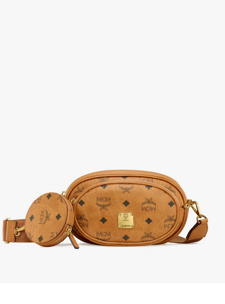 Essential multifunction crossbody pouch in visetos original Clearance