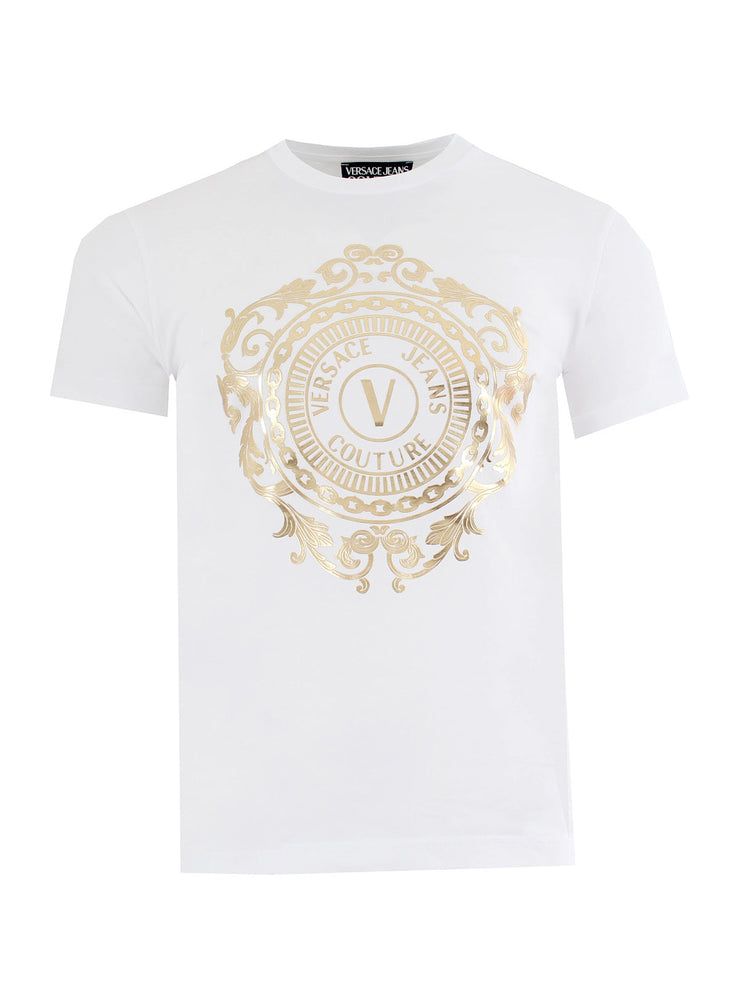 Versace T-Shirt - Logo Foil - White - B3GWA74F