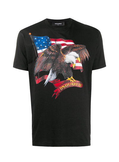 Dsquared2 T-Shirt - Eagle - Black - S79GC0004