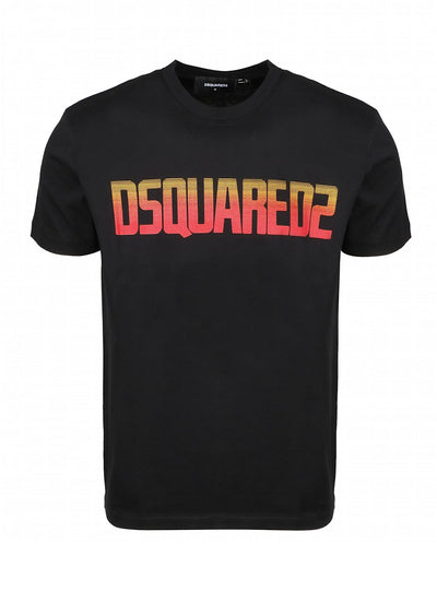 Dsquared2 T-Shirt - Flame Logo - Black - S71GD0943