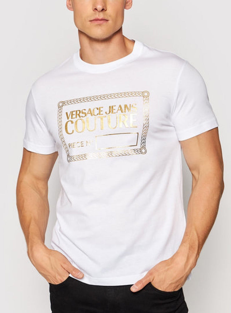 Versace T-Shirt - Piece Foil - White - 71GAHT27