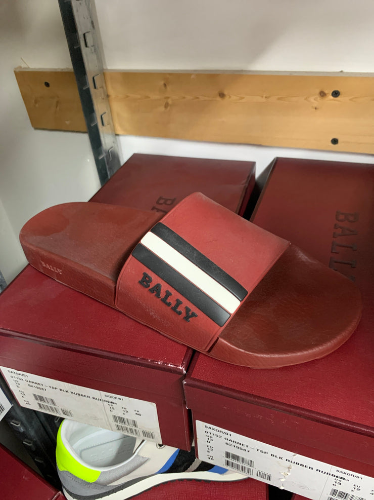 Bally Slides Saxor Garnet 6219587 Dabbous